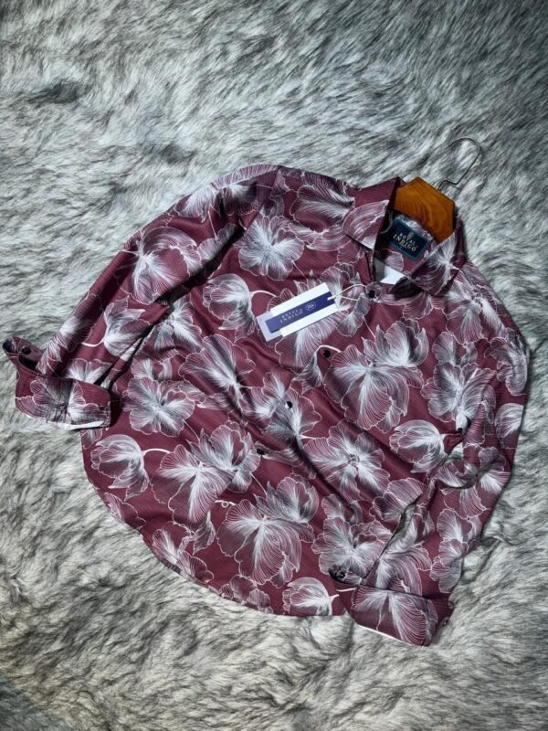 Manmode Printed Full Sleeve Shirt