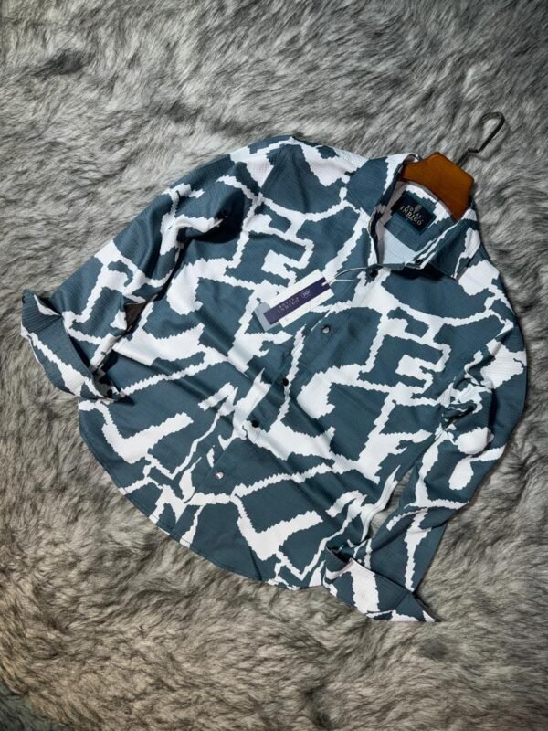 Manmode Printed Full Sleeve Shirt