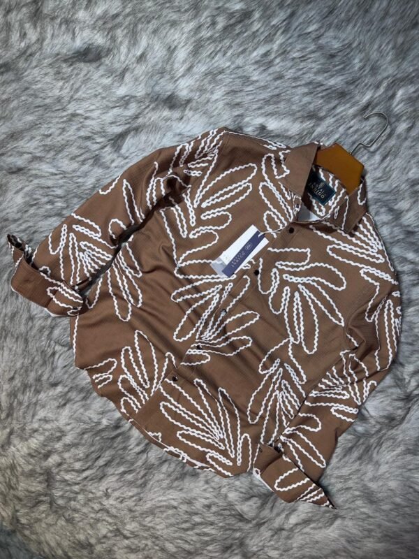 Manmode Printed Full Sleeve Shirt