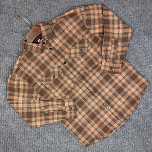 Double Pocket Full Sleeve Check Shirt