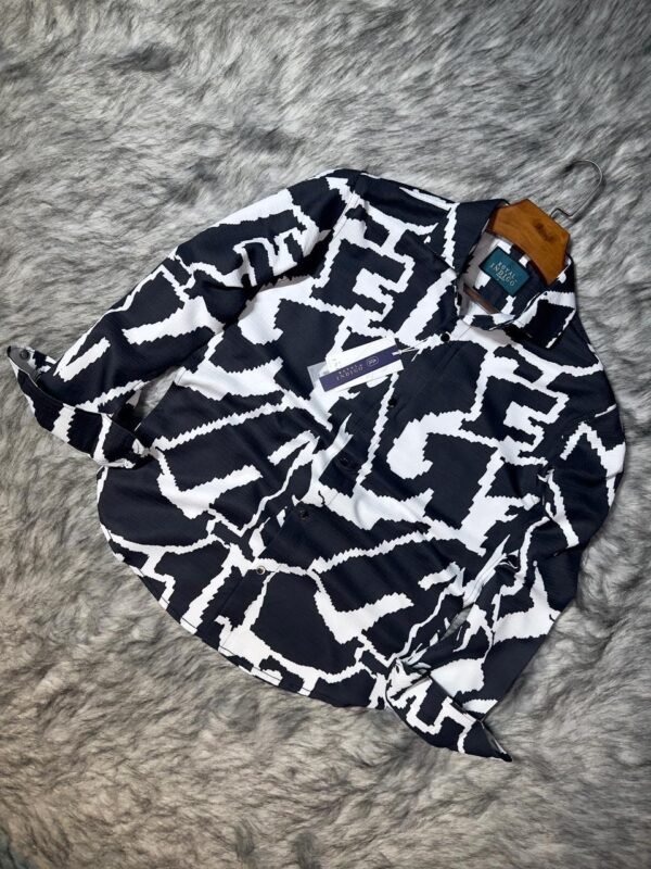 Manmode Printed Full Sleeve Shirt