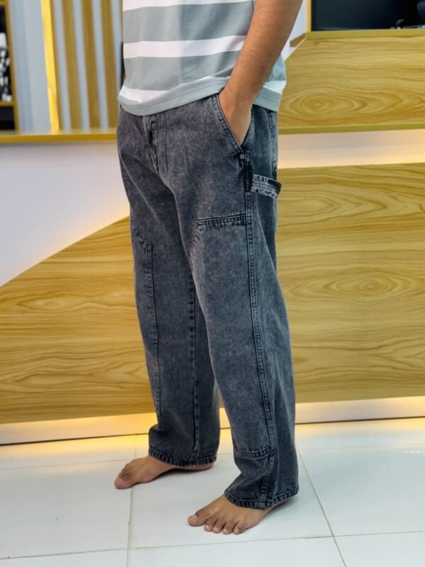 Urban Craft Denim Baggy Pant - Black